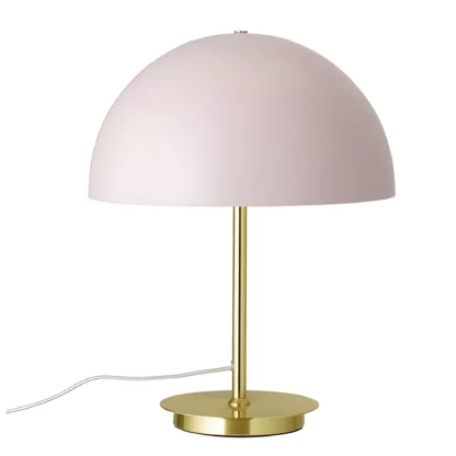 Stylowa lampa stołowa Yulanda w odcieniu jasnego różu