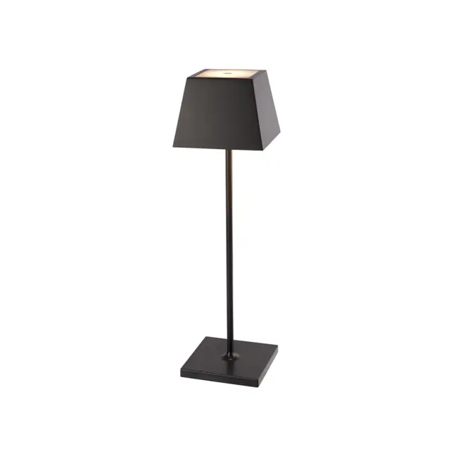 Przenośna lampa Mahe w kolorze czarnym o klasie ochrony IP54