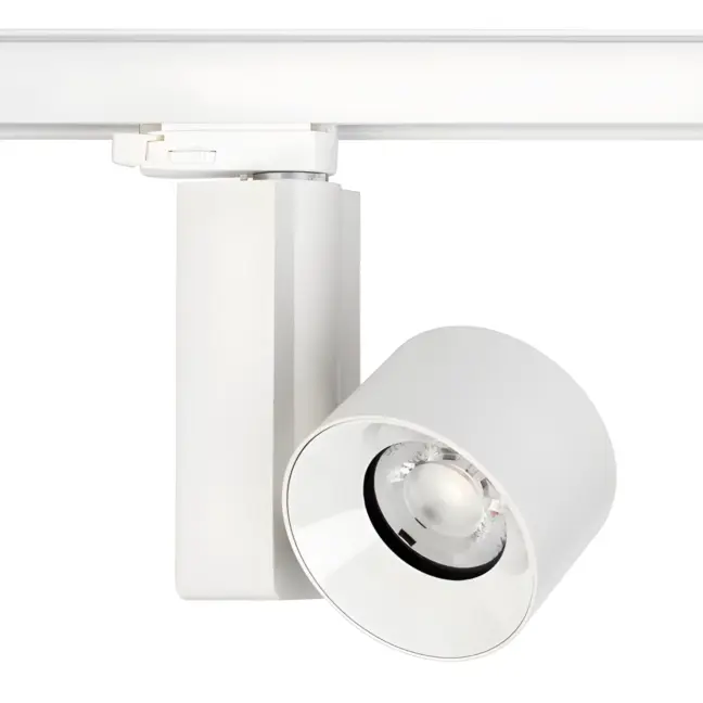 Biała lampa sufitowa Nea do systemu szynowego CTLS, 4000K