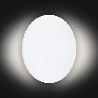 Biały, nowoczesny kinkiet LED Oregon S