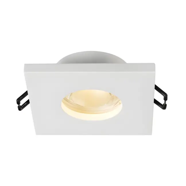 Podtynkowe kwadratowe oczko sufitowe Chipa DL, GU10, IP54