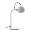 Miętowa, błyszcząca lampa stołowa Ball Single
