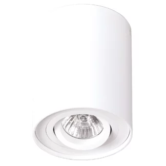 Biała oprawa natynkowa Basic Round