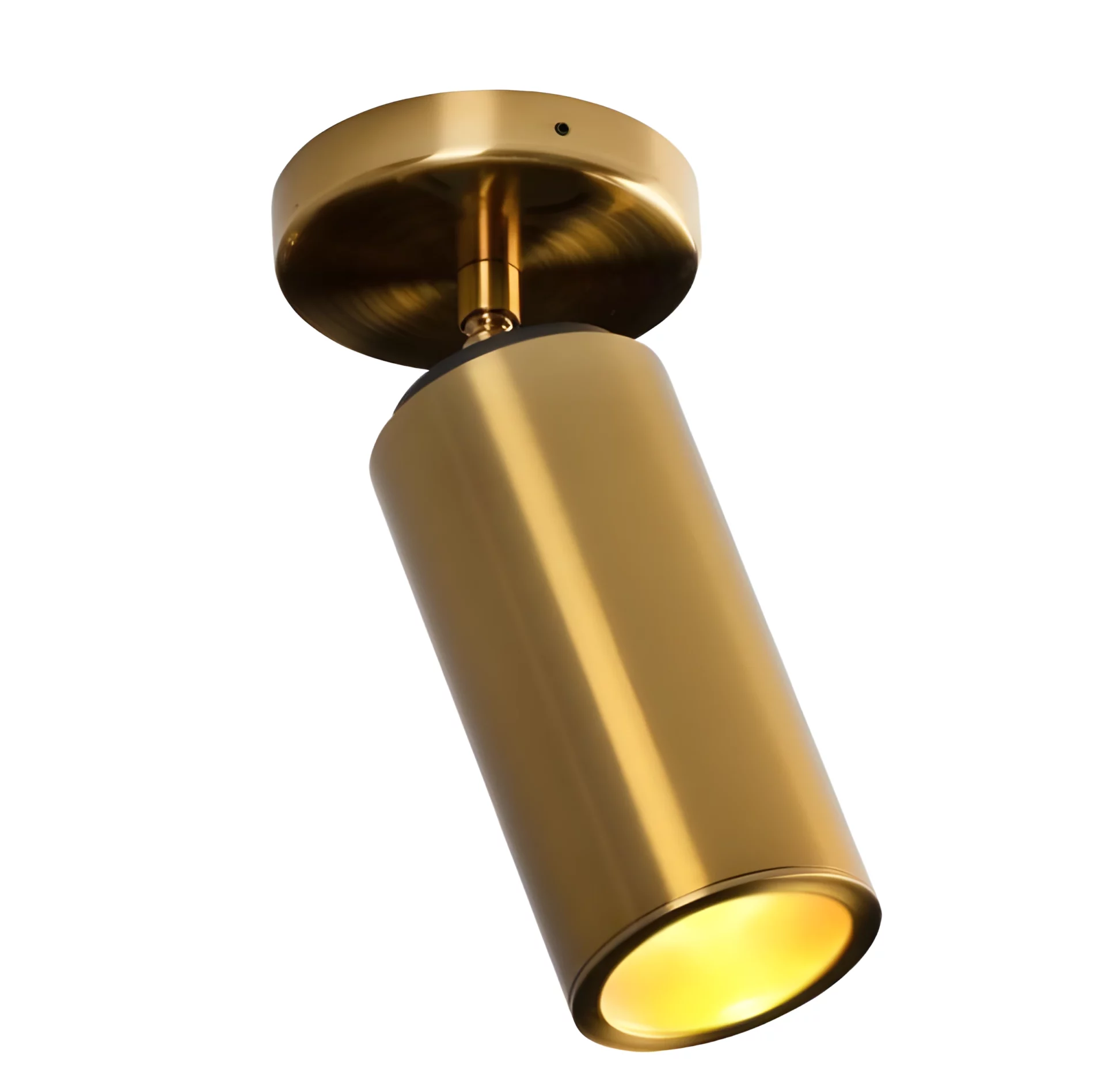 Regulowany złoty reflektor sufitowy Varsovia