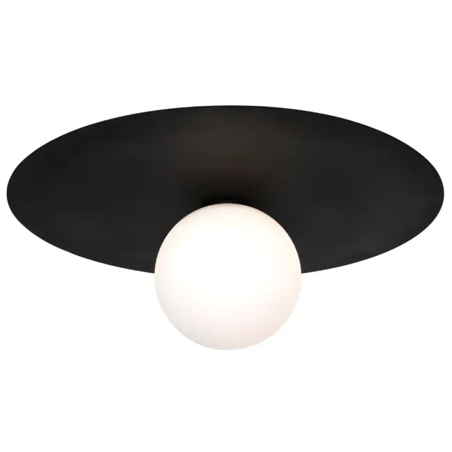 Lampa wisząca lub kinkiet Cape Town w kształcie czarnego dysku