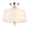 Lampa sufitowa Cancun z białym abażurem