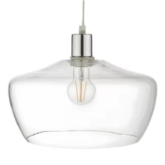 Przezroczysty szklany klosz Fidella