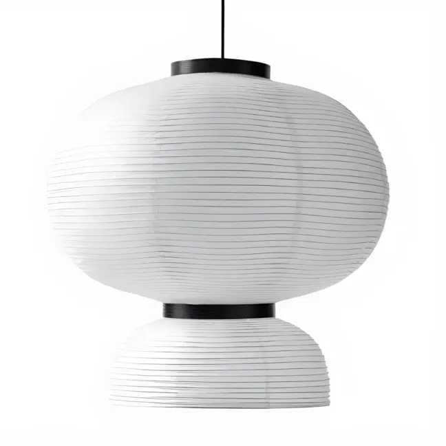 Duży lampion wiszący Formakami JH5 inspirowany stylem japandi