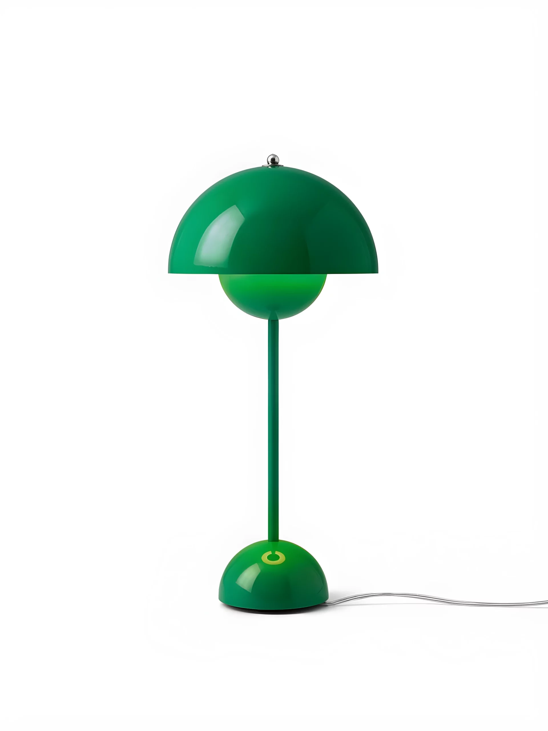 Legendarny zielony model lampy stołowej Flowerpot VP3 Signal
