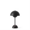 Nowoczesna przenośna lampa Flowerpot VP9 w matowej czerni