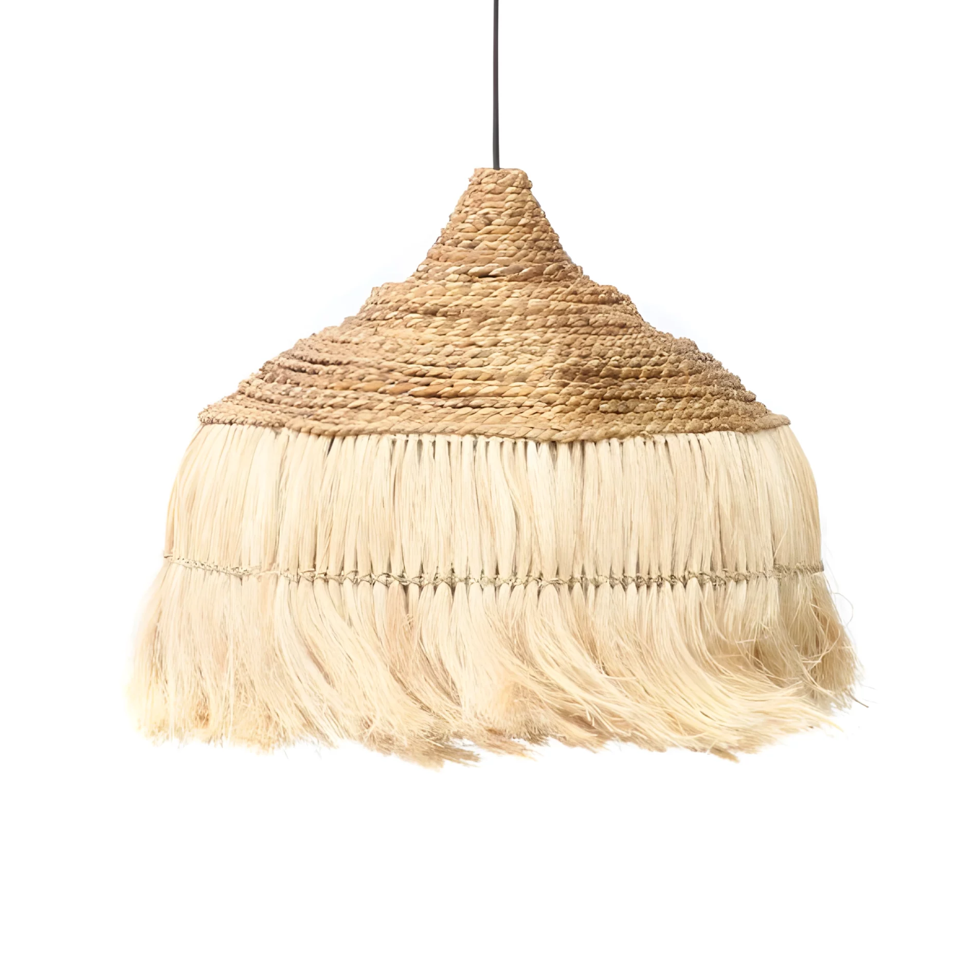 Stylowa wisząca lampa Abaca Hoola w wyjątkowym stylu boho