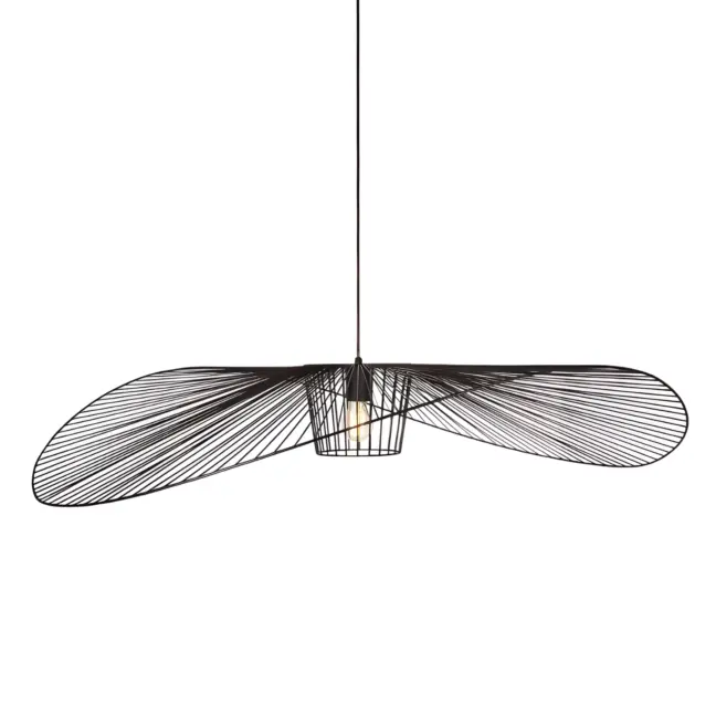 Lampa Kapelusz z czarnym kloszem