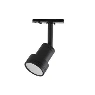 Czarny sufitowy reflektor Storm do systemu szynowego