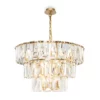 Stylowa lampa wisząca Puntes w eleganckim stylu glamour