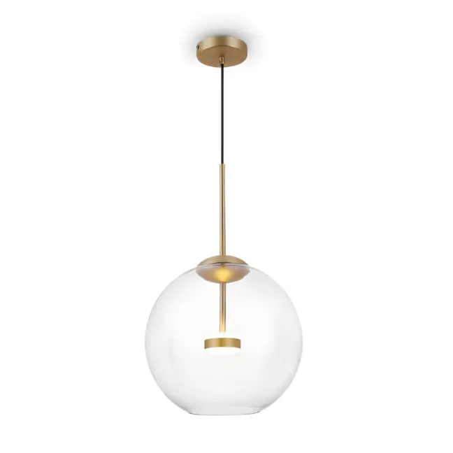 Wisząca lampa Cometa w kształcie szklanej kuli