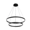 Wisząca lampa LED Rim z dwoma okręgami