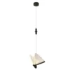 Wisząca lampa dziecięca Bee z czarnym kloszem i oświetleniem LED