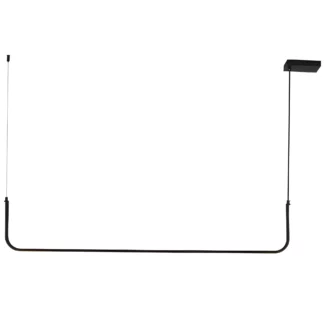 Lampa wisząca Minima 1 w kolorze czarnym o długości 120 cm