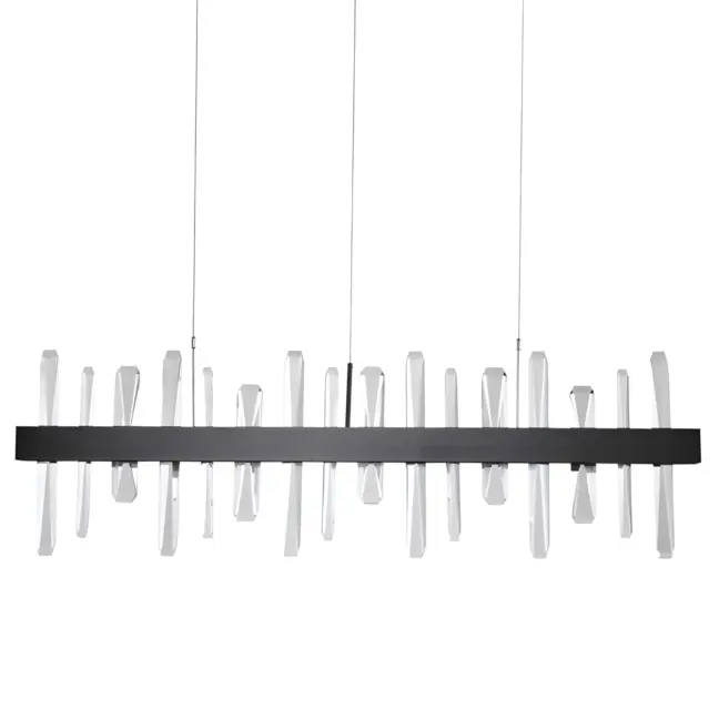 Czarna lampa wisząca Arctic o długości 100 cm