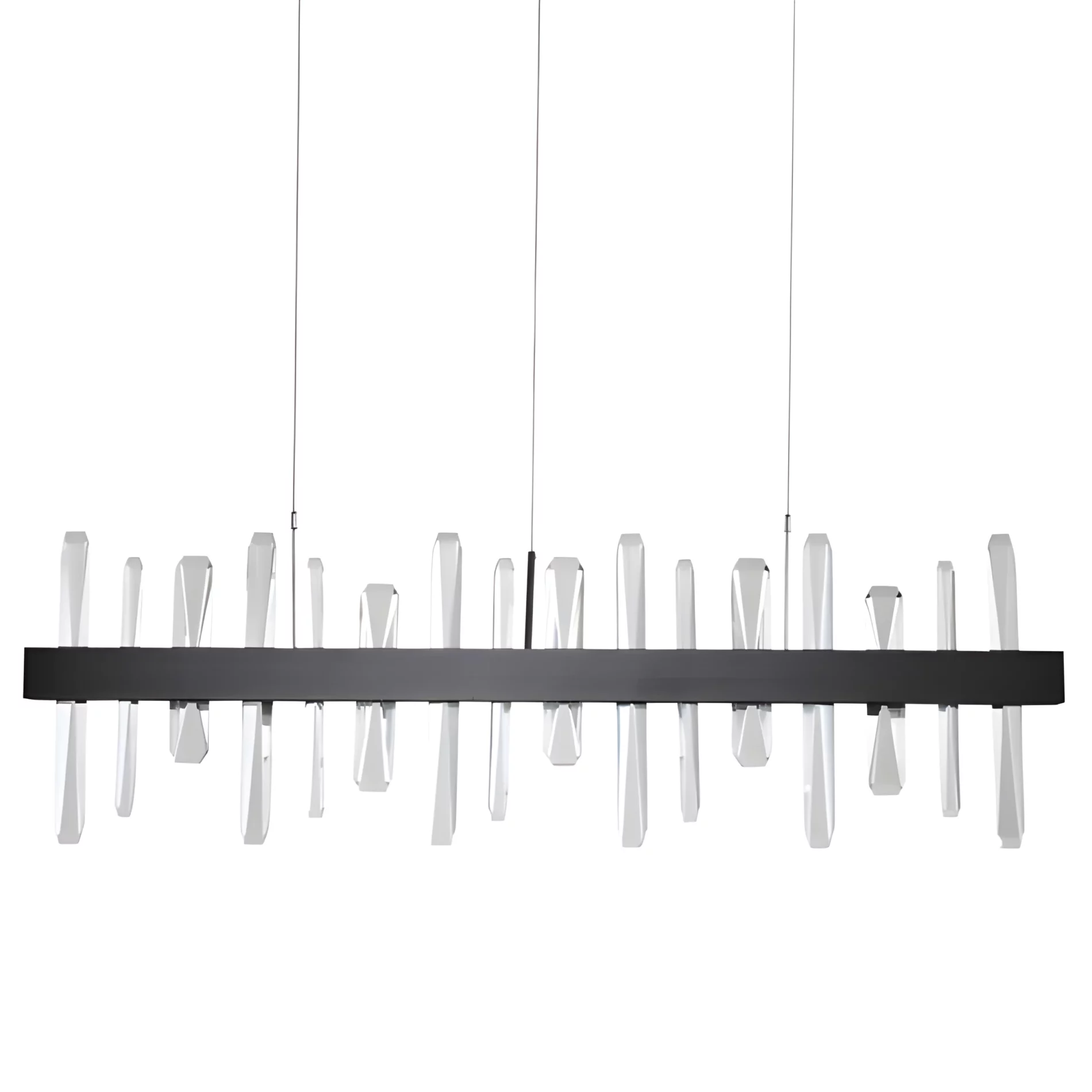 Czarna lampa wisząca Arctic o długości 100 cm