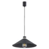 Czarna lampa wisząca Nashville z złotymi detalami
