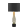 Elegancka lampa stołowa Onora z czarnym abażurem
