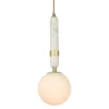 Wisząca lampa La Spezia z marmuru