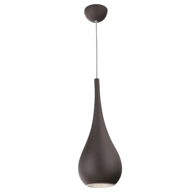 Nowoczesna, wisząca lampa Drop w czarnym kolorze