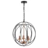Wisząca lampa Phoenix w kolorach czerni i złota