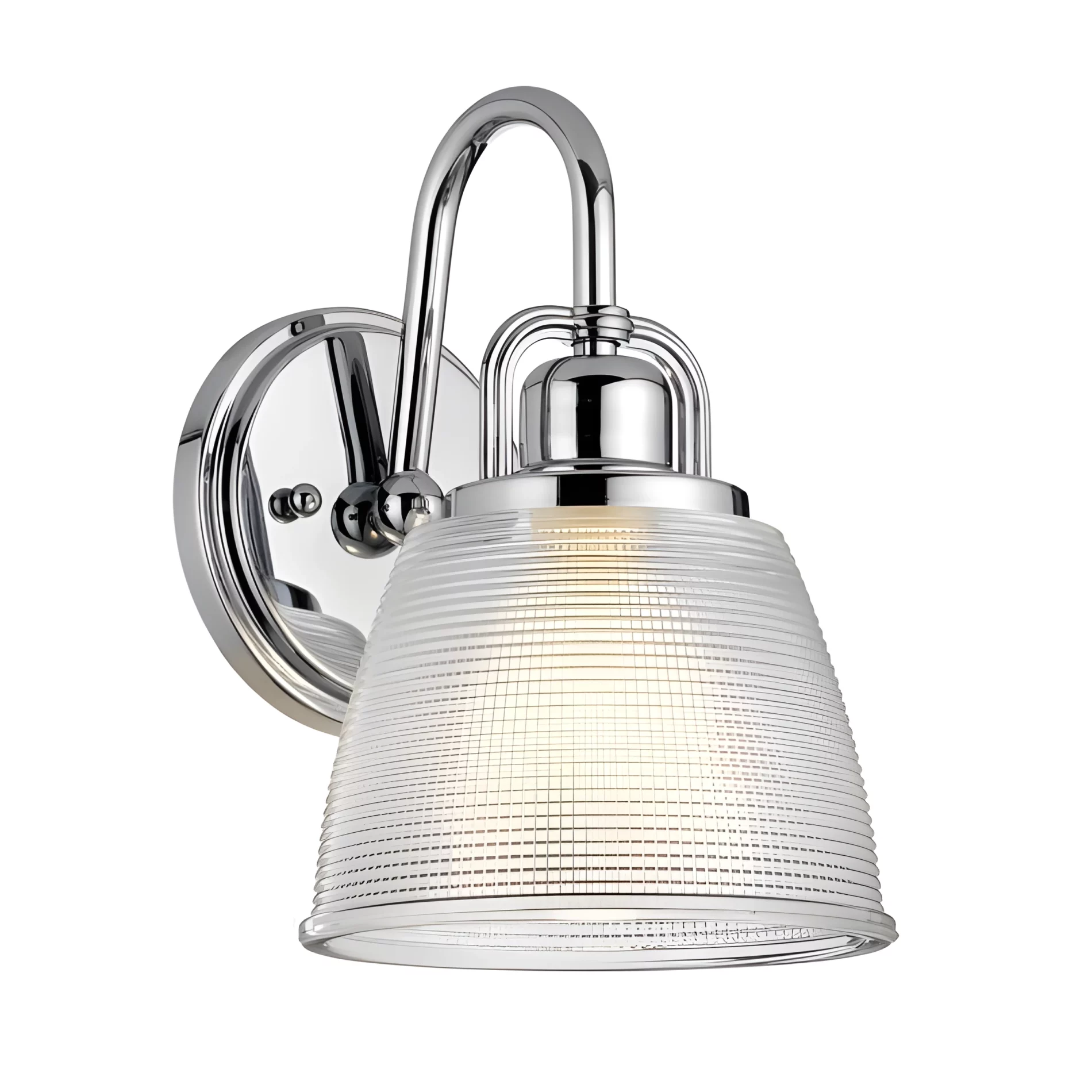 Srebrny kinkiet Dublin w klasycznym stylu, IP44