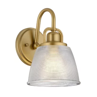 Stylowy kinkiet Dublin IP44 w kolorze mosiądzu