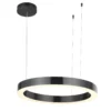 Czarna lampa wisząca Circle -60cm, na antresolę