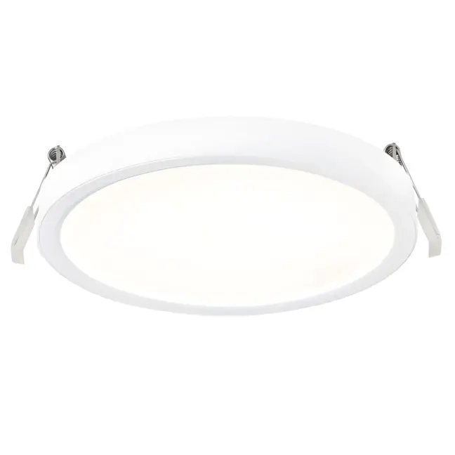 Biała, ściemnialna lampa sufitowa LED Sóller 22