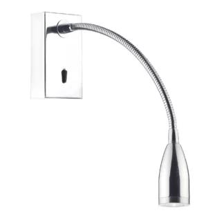 Kinkiet Tadley obok łóżka w sypialni