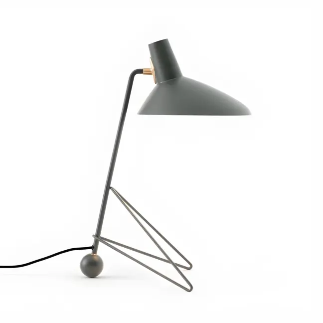 Zielona lampa stołowa Tripod HM9