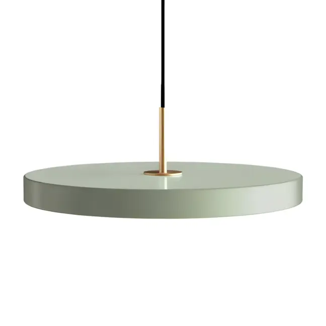 Wisząca lampa Asteria z wbudowanym oświetleniem LED w kolorze szałwiowym