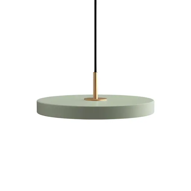 Wisząca lampa LED Asteria Mini w kolorze szałwiowym