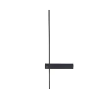 Czarny kinkiet Sabre S z listwą LED w kolorze czarnym