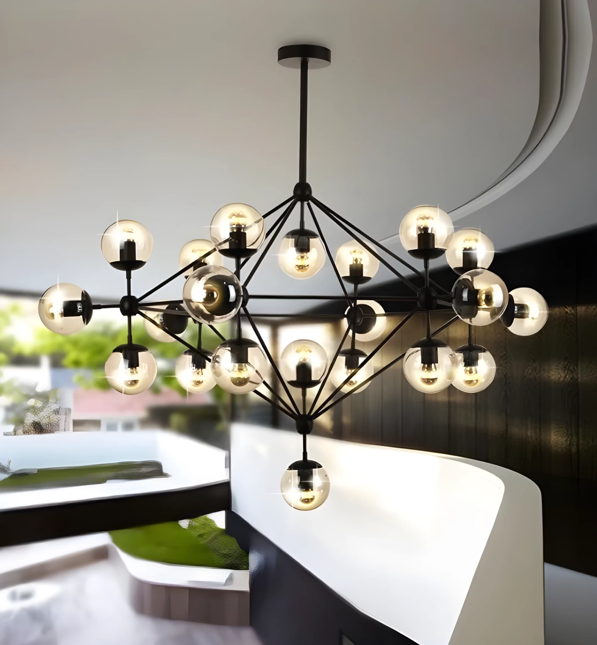 Żyrandol Astrifero nad stół w jadalni