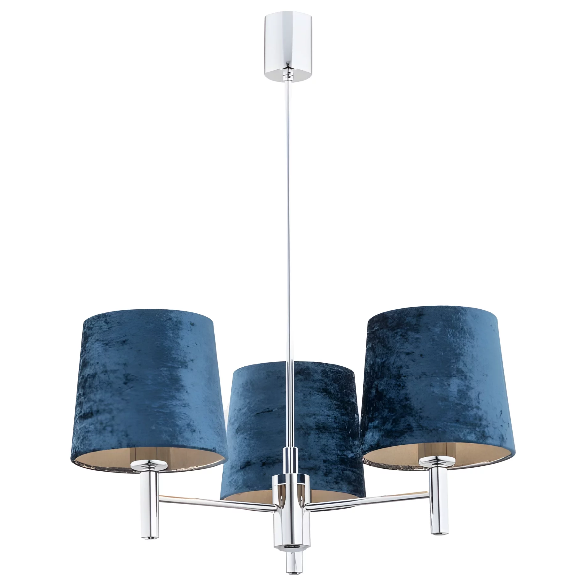 Żyrandol do salonu z abażurami Bolzano