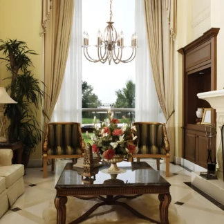 Żyrandol Grace do eleganckiego salonu