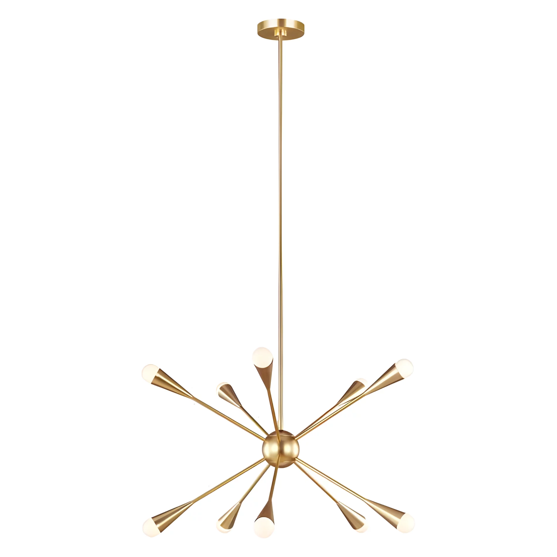 Żyrandol Jax nad stolik do salonu