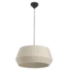 Beżowa lampa wisząca Dicte 53 - do salonu, do sypialni