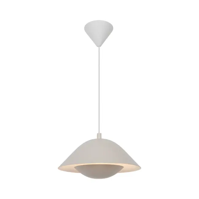 Beżowa lampa wisząca Freya - Nordlux - nad stół do kuchni