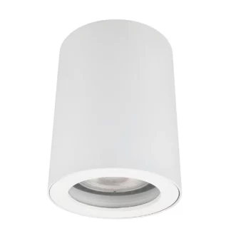 Biała okragła oprawa sufitowa Faro - IP65 - spot natynkowy