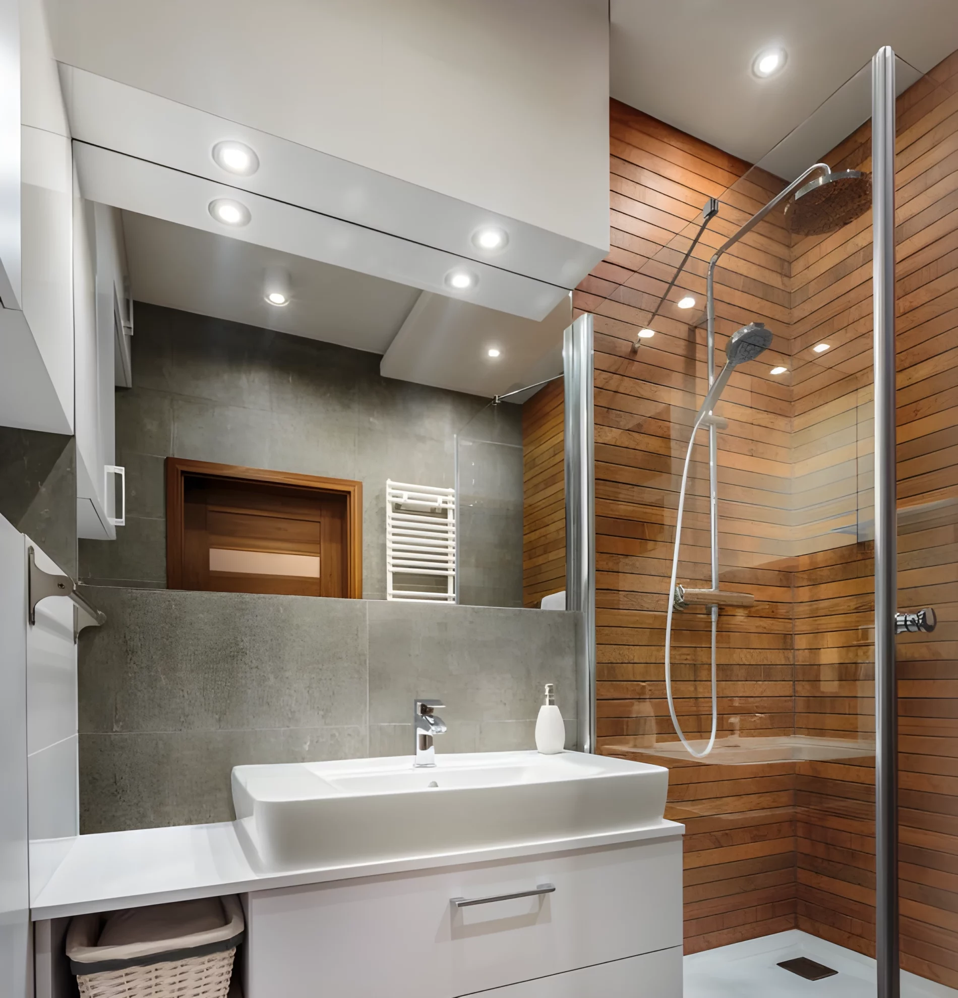 Białe oczko podtynkowe Lagos - IP65 do łazienki i pod prysznic