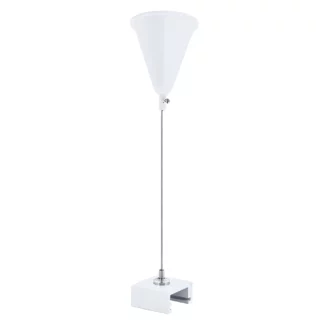 Białe zawieszenie do systemu szynowego CTLS