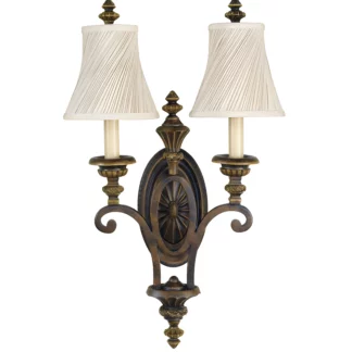 Klasyczny brązowy kinkiet Eleonor od Ardant Decor