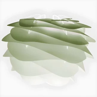 Wisząca lampa Carmina Mini w odcieniu jasnej zieleni Amazonas