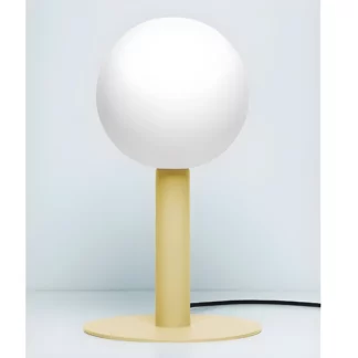 Żółta lampa stołowa Matuba
